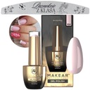 Makear 614 Pink hybridný lak na francúzsku manikúru 8ml + PILNÍK