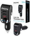 PEIYING BT FM VYSIELAČ AUX USB NABÍJAČKA 12/24V