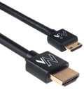 Kábel HDMI-miniHDMI SLIM 1.4 3D GOLD kábel 2m