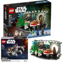 LEGO STAR WARS VIANOČNÁ DIORÁMA MILENNIUM FALCON 40658 + SET LEGO 75295