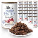 Brit Mono Protein Jahňacie mäso a ryža 24 x 400 g