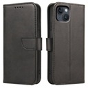 Puzdro na iPhone 14 Leather SKIN CASE + 9H Glass