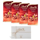 Lindt mliečna čokoláda s koňakom 4x100g + pralinky Hochfein 200g