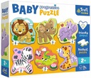 PUZZLE BABY PROGRESSIVE SAFARI KOCKY 6V1