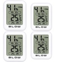 4X SÚPRAVA METEOSTANICE POČASIE TEPLOMER IZBOVÝ HYGROMETER MINI MAGNET