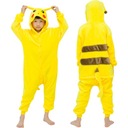 PIKACHU OUTFIT KROJ KIGURUMI JEDNORÁZOVÉ PYŽAMO PRE DETI veľkosť L 130