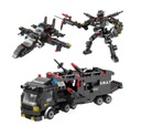 STAVEBNÉ BLOKY policajný SWAT robot 418 el kocka set (TS88555)