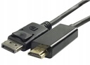 Kábel AUDA DisplayPort Display Port na HDMI 1,8 m