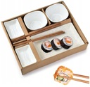 Sushi set pre 2 osoby, 10 kusov, biela