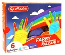 HERLITZ FARBY NA PRSTY 6 farieb mix COOL SCHOOL potreby