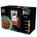 SHEBA Selection mokré krmivo pre mačky v omáčke, mix príchutí 12x85 g