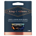 Holiace kazety King C. Gillette 3 ks.