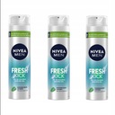 NIVEA MEN Fresh Kick gél na holenie 200ml x 3 ks