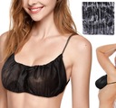 50 kusov BRAS jednorazová kozmetická podprsenka BLACK cosmetic