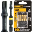 DEWALT Nárazové bity Torx hroty 5ks 1/4 DT7396T