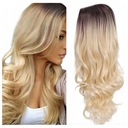 Parochňa temná WAVES dlhá BLOND ombre čiapka ZDARMA