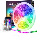 15M RGB 5050 LED pásik Bluetooth APP Diaľkové ovládanie