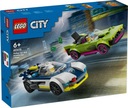 Policajné auto LEGO CITY naháňa svalové auto 60415