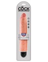 King Cock 25 cm Vibračné Tuhé mäso