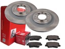 BREMBO ZADNÉ DISKY, DESTIČKY, HYUNDAI I40 300MM