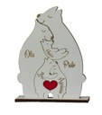 Drevení medvedíci PUZZLE FAMILY Deti Medvedík Deň detí Narodeniny matiek