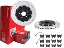 BREMBO PREDNÉ DISKY, DESTIČKY, AUDI A4 RS4 B7 365MM