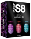 Sada 3 masážnych olejov - S8 Erotic Massage Oil