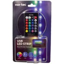 RGB LED pásiky USB pásik na diaľkové ovládanie 2x 50cm NOR-TEC podsvietenie - pre TV,