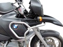 Horné ochranné lišty HEED pre BMW R 1100 GS (95-99) strieborné