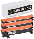 3x TONER PRE BROTHER TN1030 TN1050 DCP1610WE HL1118