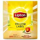 ORIGINÁL LIPTON YELLOW LABEL EXPRESS ČAJ, ČIERNA, 100 VRECÍ NOVINKA!