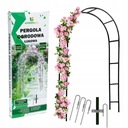 Záhradná pergola na kvety ruže 240cm kovový oblúk