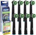 8 x NÁSTROJE BRAUN ORAL-B CROSS EB50 BLACK HEAD