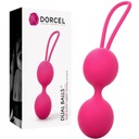 Dorcel DUAL BALLS MAGENTA Guľôčky gejša s rúčkou