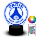 LED NOČNÁ LAMPA PSG PARIS SAINT GERMAIN 3D