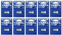 10x VARTA CR123 Lítiová batéria 3V 123A 123 CR 17345 10-ks