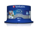 VERBATIM BD-R BLU-RAY 25GB 6X VYTLAČITEĽNÁ TORTA*50ks