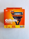 Náhradné žiletky NOVÉ VYLEPŠENÉ pre holiaci strojček Gillette Fusion, 12 ks!