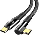 MCDODO UHLOVÝ KÁBEL USB-C PD 2.0 QC 4 5A 100W 1.2M