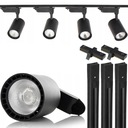 4x DRÁŽKOVÁ LAMPA, ŠATŇA, NEUTRÁLNE LED SVIETKO, 3m