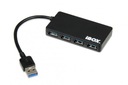 Hub IBOX USB 3.0 BLACK 4-PORTY, SLIM IUH3F56 (4x