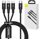 BASEUS 3V1 BLESKOVÝ KÁBEL USB-C MICRO USB 20W PD