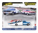 HOT WHEELS PREMIUM CULTURE CAR 2-balenie '66 CHEVELLE / '72 CHEVY RAMP TRUCK