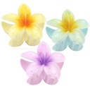 Spona sponka do vlasov veľká 8 cm HAWAIIAN FLOWER 3 DIELS set