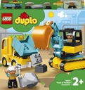 LEGO Duplo nákladné auto a pásové rýpadlo 10931