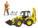 BRUDER 02454+60020 Bager JCB s figúrkou robotníka