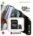 KINGSTON PAMÄŤOVÁ KARTA 256 GB MICRO SD CLASS 10