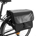 WOZINSKY DVOJITÝ VAK NA BICYKLE NA RACK 28 L ČIERNA (WBB34BK)