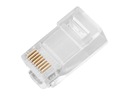 100ks RJ45 PLUG Cat6 Pass Through 8P8C