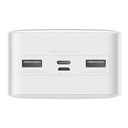 Powerbanka Baseus Bipow 30000mAh, 2xUSB, USB-C, 15W (biela)